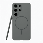 Anti Dust Magsafe Silicone Case - Samsung S25 Ultra (Grey)