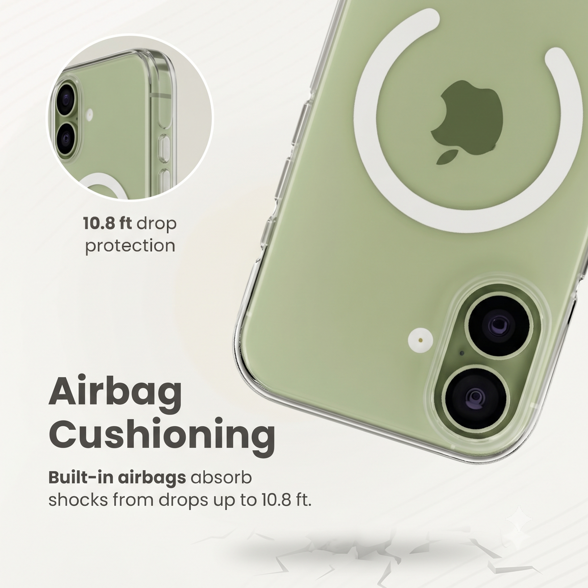 Casence Luxe Airpro AI Case-Iphone 17