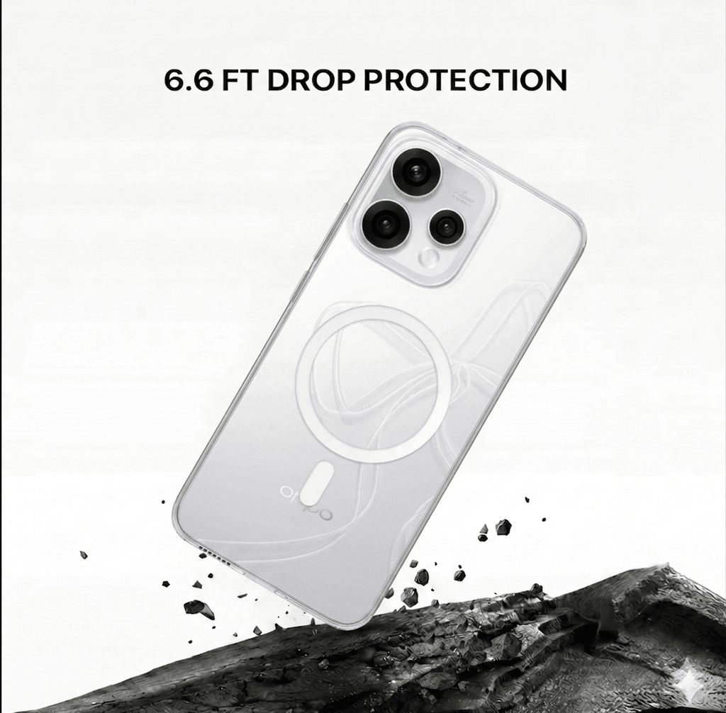 Anti Yellow Magsafe Clear Case - OPPO RENNO 15 PRO