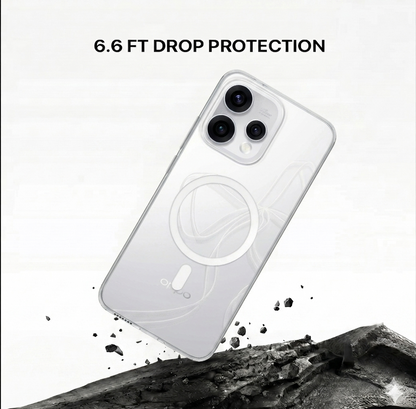 Anti Yellow Magsafe Clear Case - OPPO RENNO 15 PRO MINI