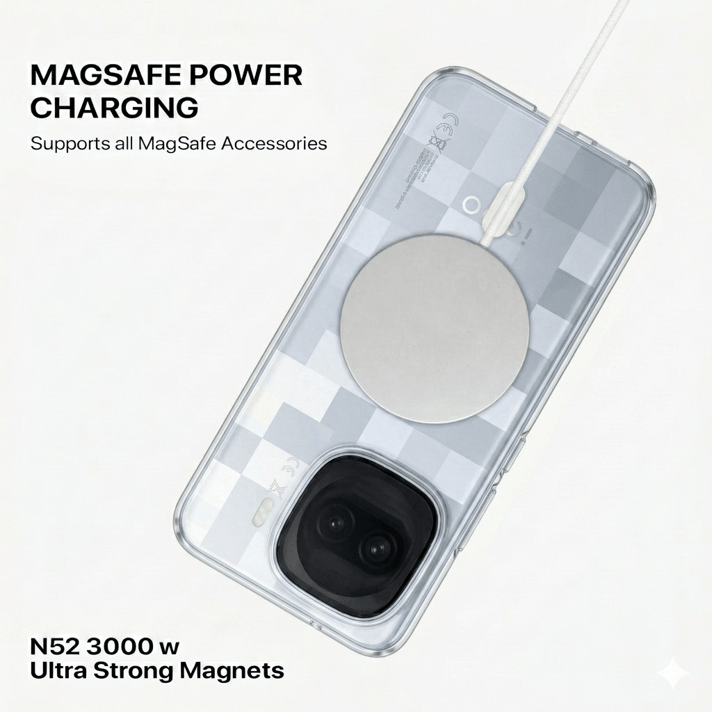 Anti Yellow Magsafe Clear Case - IQOO 15 R