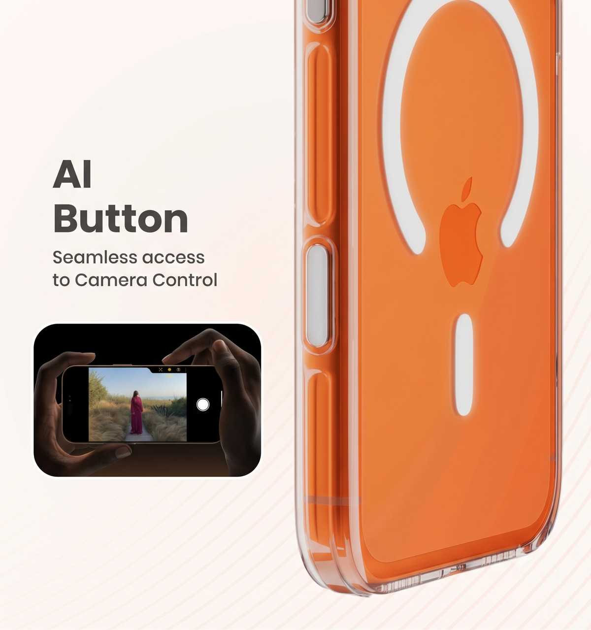 Casence Luxe Airpro AI Case-Iphone 17 Pro Max