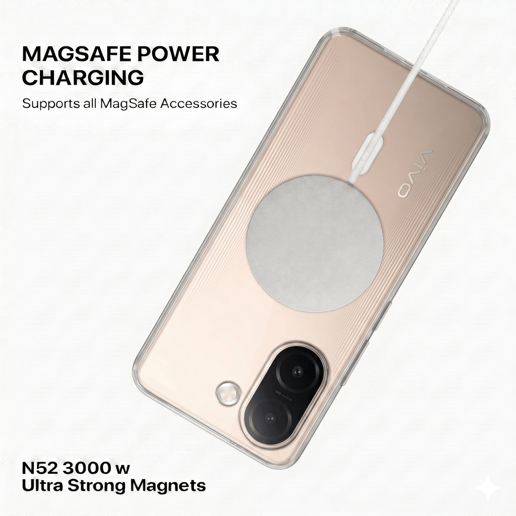Anti Yellow Magsafe Clear Case - VIVO V60