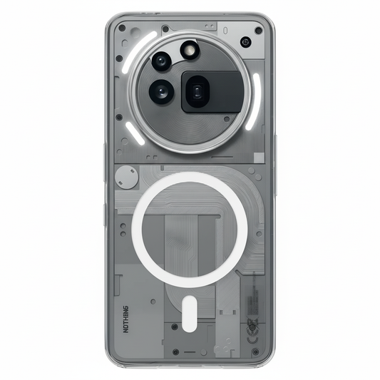 Anti Yellow Magsafe Clear Transparent Case - Nothing (PH 3A PRO )