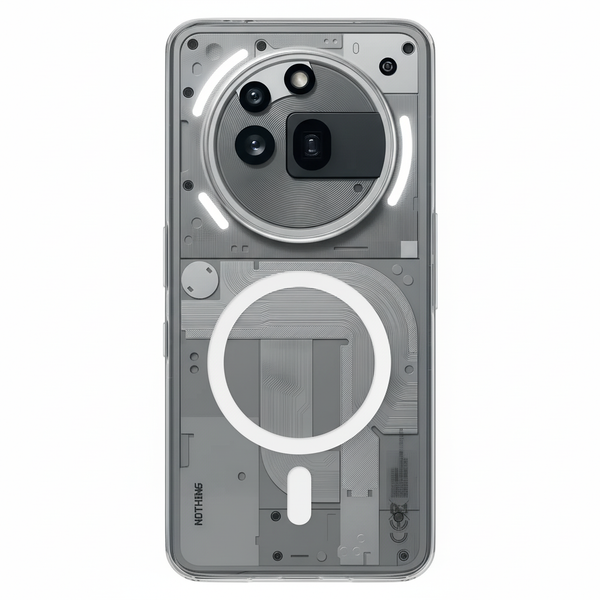 Anti Yellow Magsafe Clear Transparent Case - Nothing (PH 3A PRO )