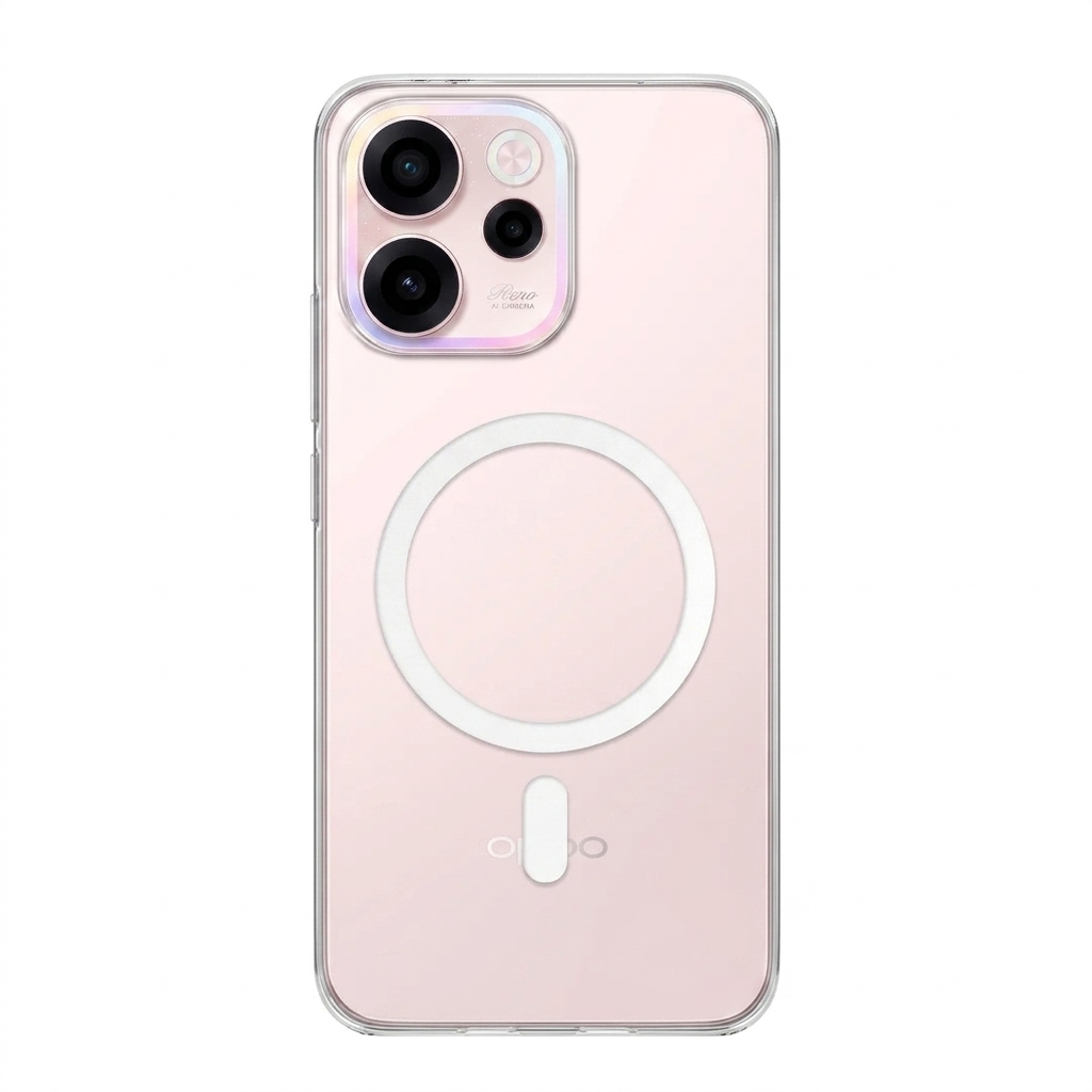 Anti Yellow Magsafe Clear Case - OPPO RENNO 15C
