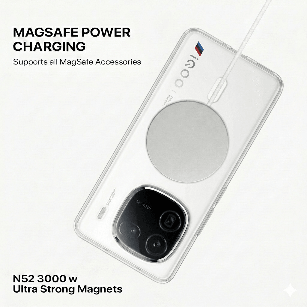 Anti Yellow Magsafe Clear Case - IQOO 12