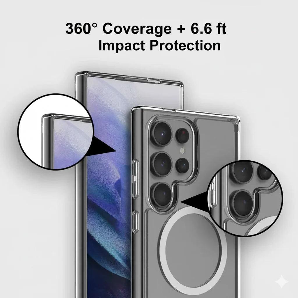 Anti Yellow Magsafe Clear Case Samsung - Galaxy S24 Ultra