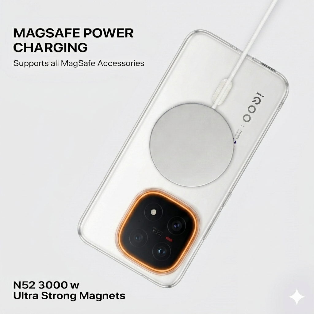 Anti Yellow Magsafe Clear Case - IQOO 15
