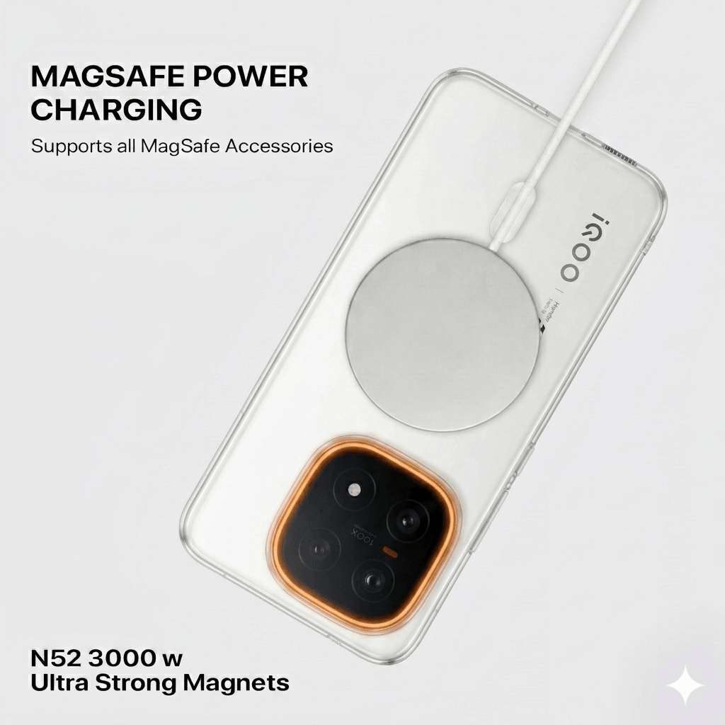 Anti Yellow Magsafe Clear Case - IQOO 15