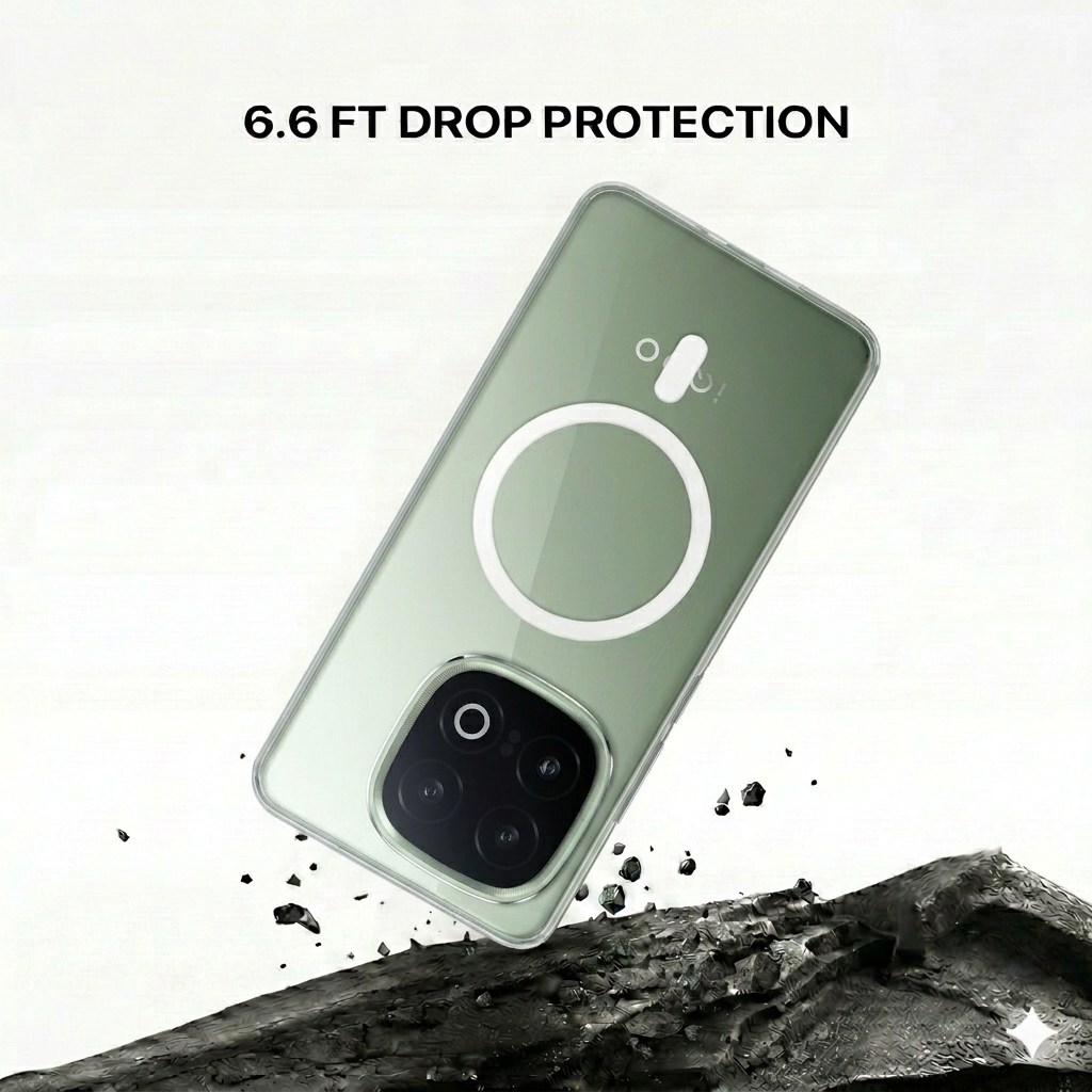 Anti Yellow Magsafe Clear Case - IQOO 13