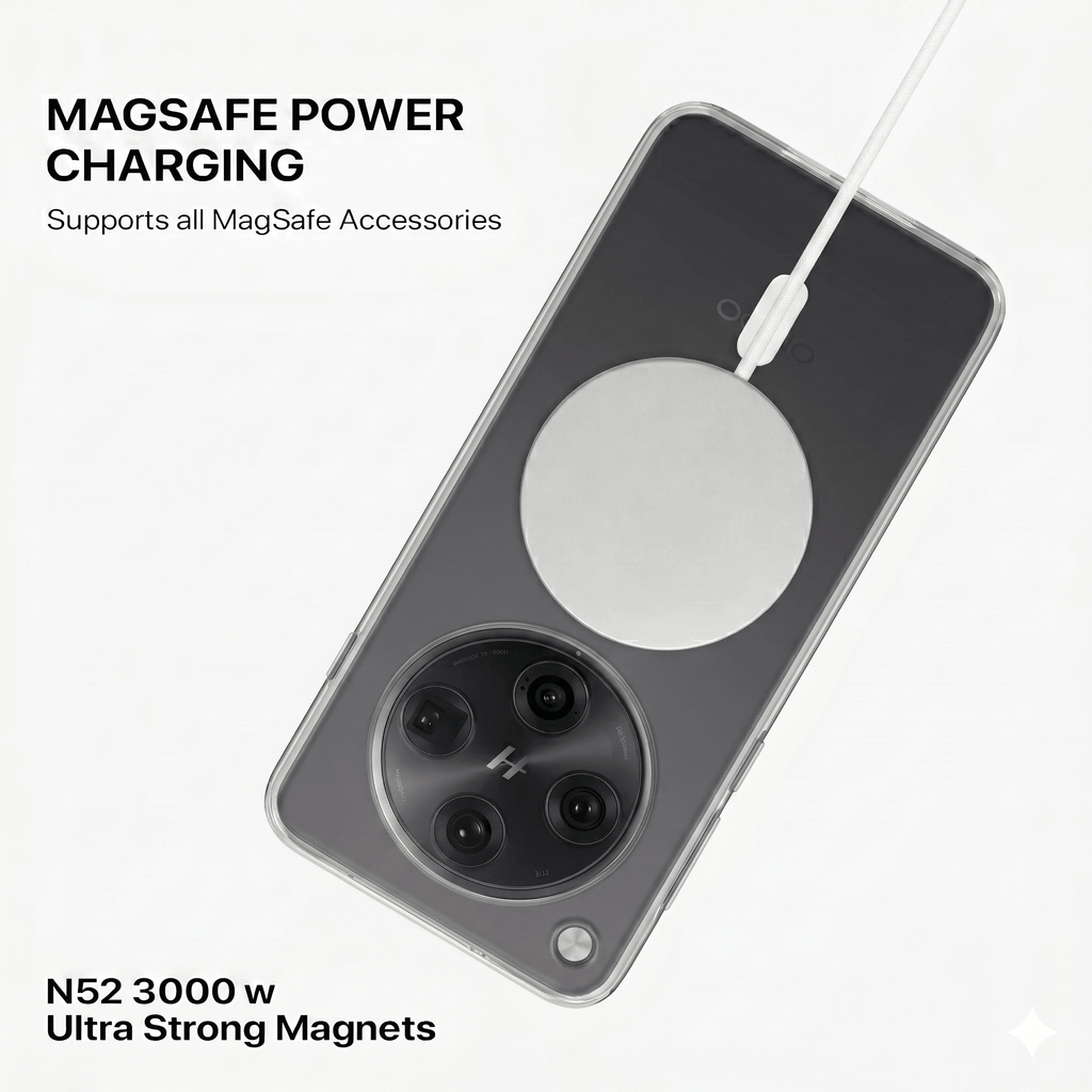 Anti Yellow Magsafe Clear Case - OPPO FIND X8 PRO