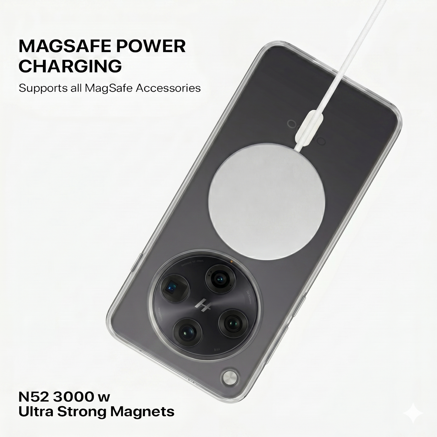 Anti Yellow Magsafe Clear Case - OPPO FIND X8 PRO