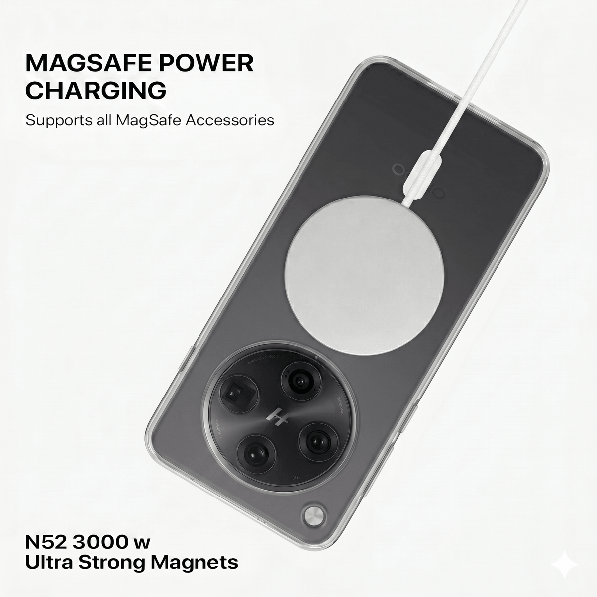 Anti Yellow Magsafe Clear Case - OPPO FIND X8 PRO