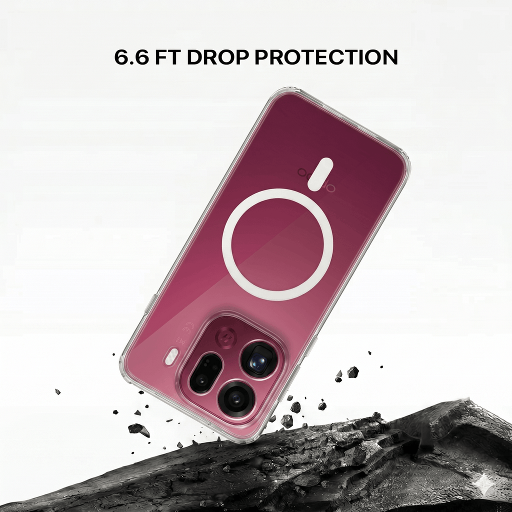 Anti Yellow Magsafe Clear Case - OPPO FIND X9