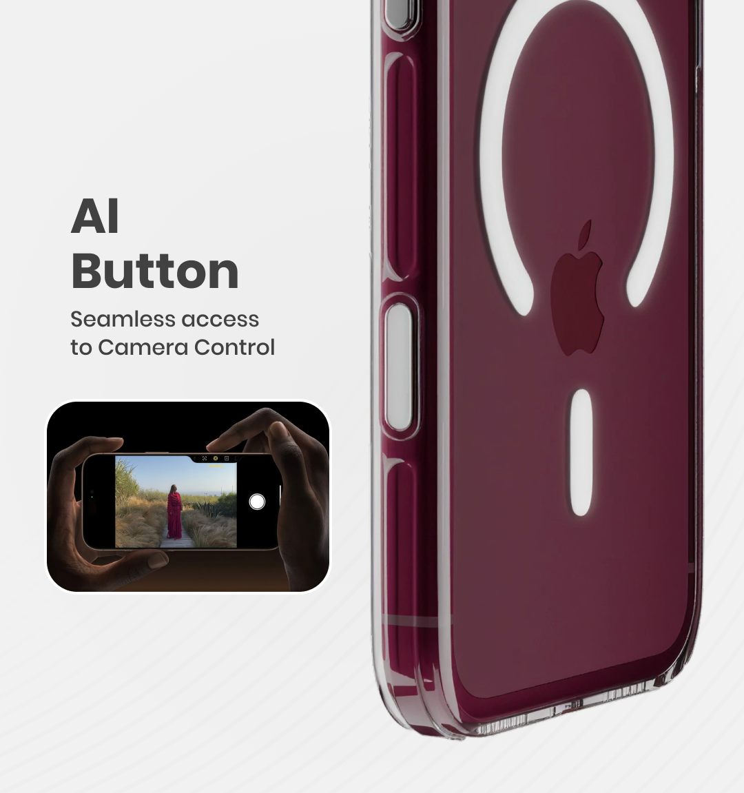 Casence Luxe Airpro AI Case-Iphone 18 Pro