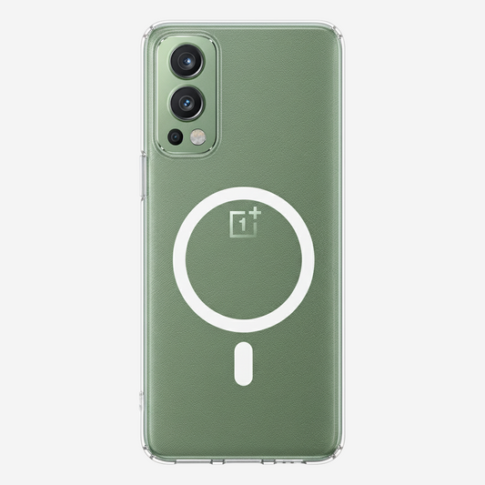 Anti Yellow Magsafe Clear Transparent Case - One Plus Nord 2