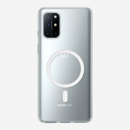 Anti Yellow Magsafe Clear Transparent Case - One Plus 8T