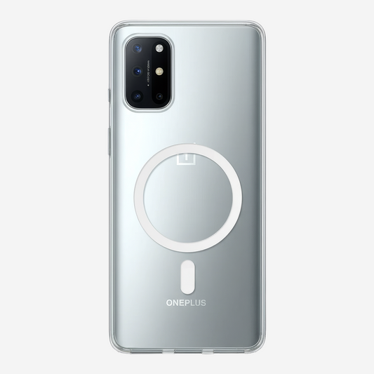 Anti Yellow Magsafe Clear Transparent Case - One Plus 8T