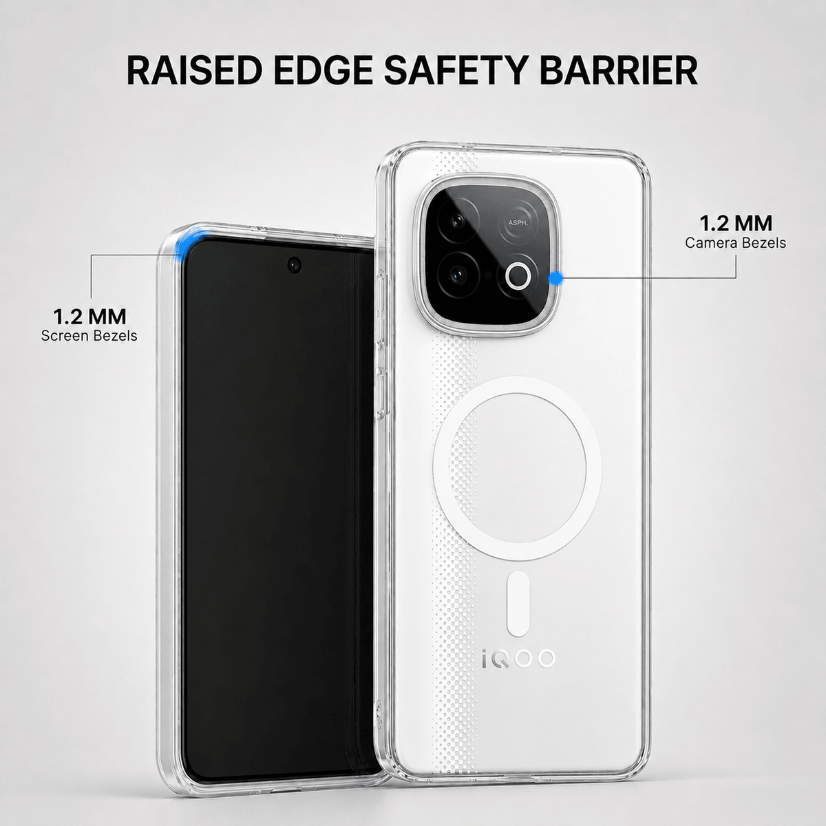 Raised Edge Safety Barrier - IQOO