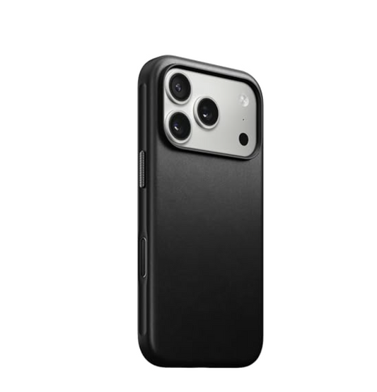 Signature Leather Magsafe Case - Iphone 17 Pro (Royal Black)