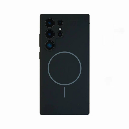 Anti Dust Magsafe Silicone Case - Samsung S24 Ultra (Black)