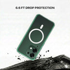 Anti Yellow Magsafe Clear Case - OPPO F33