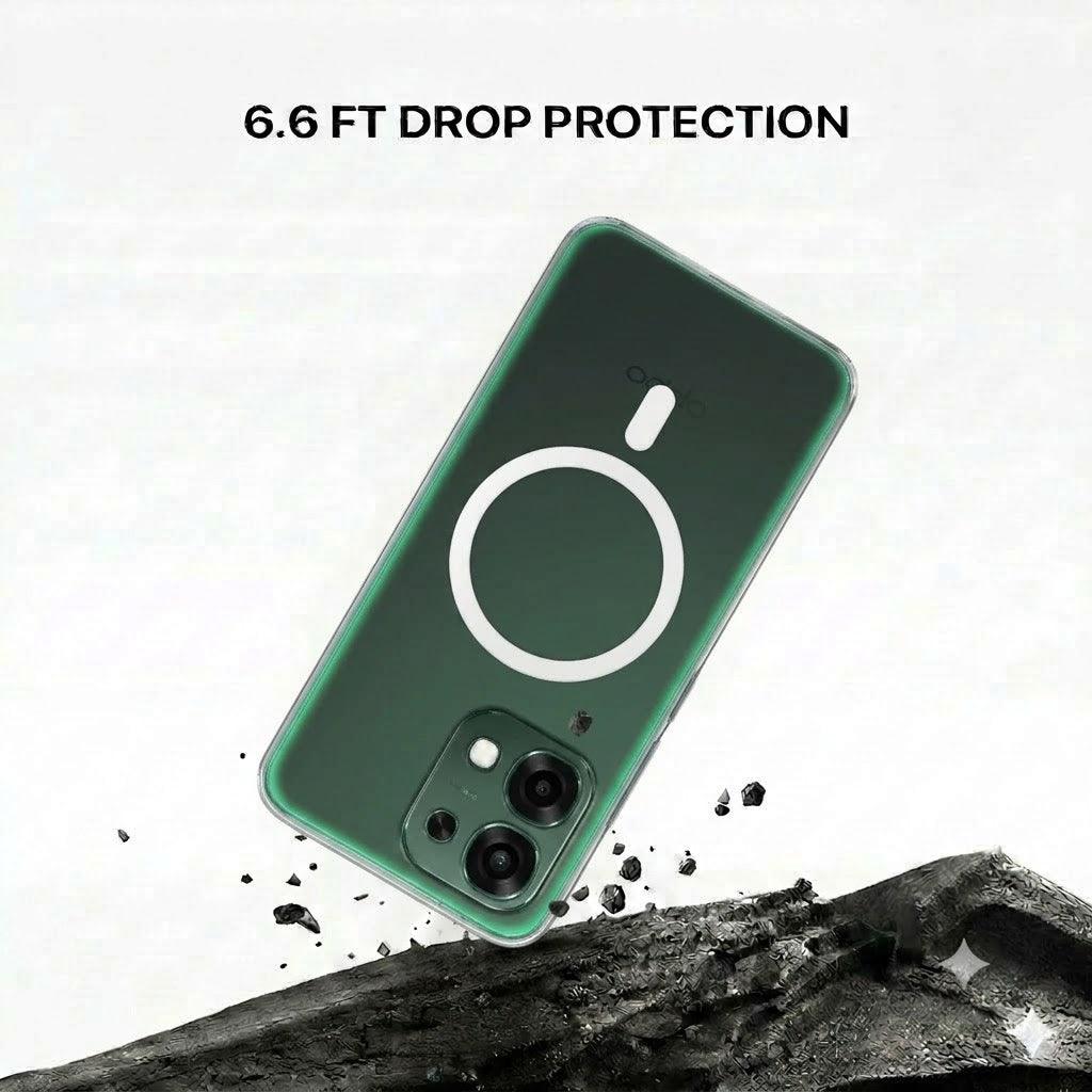 Anti Yellow Magsafe Clear Case - OPPO F33