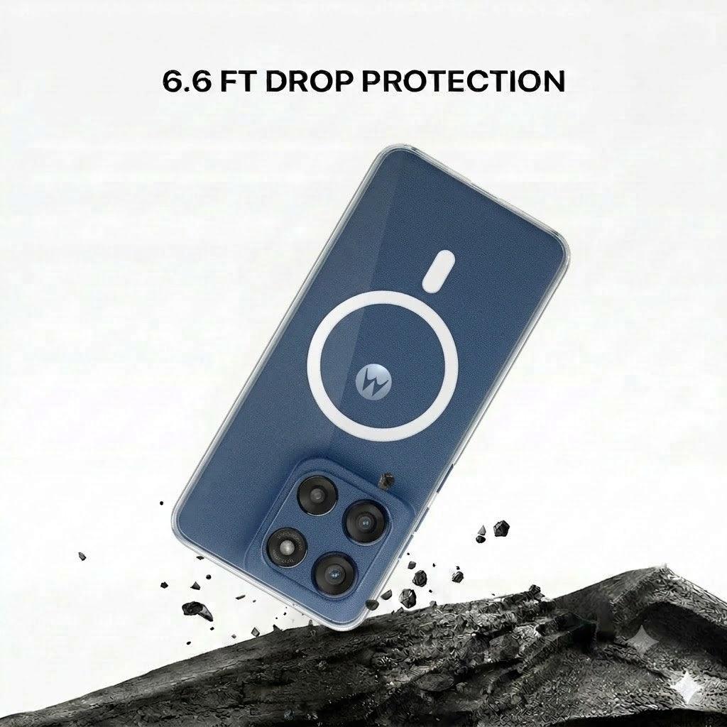 Anti Yellow Magsafe Clear Case - Motorola60 STYLUS
