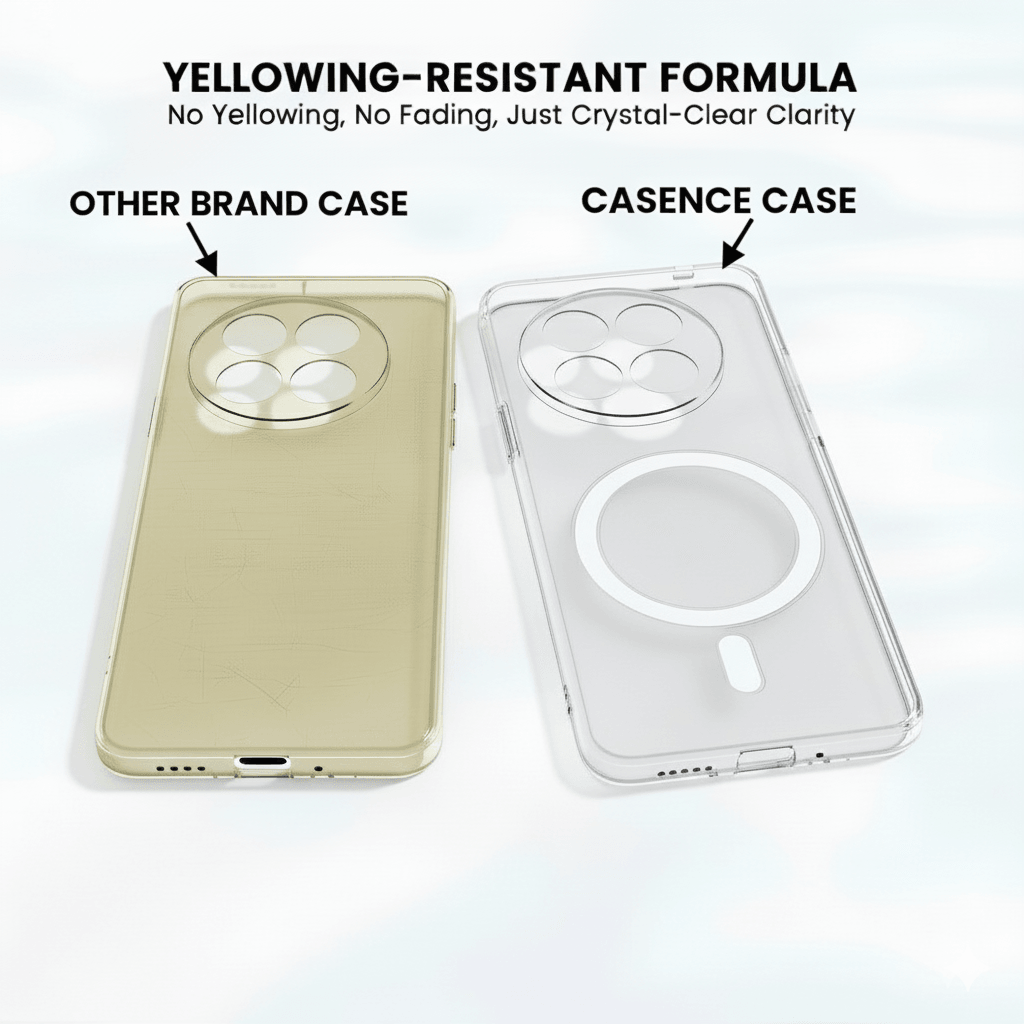 Anti Yellow Magsafe Clear Case - One Plus 13 S