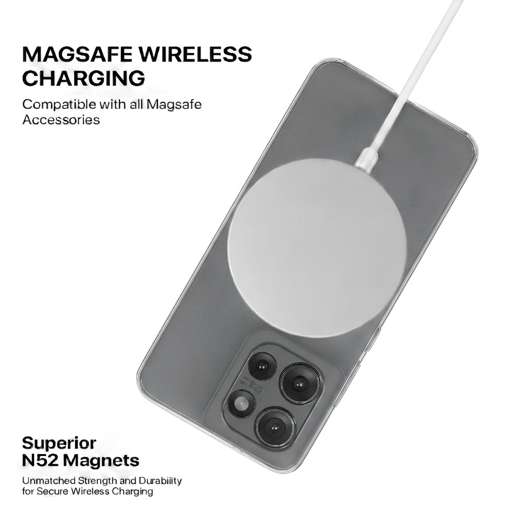Anti Yellow Magsafe Clear Case - Motorola Edge 50