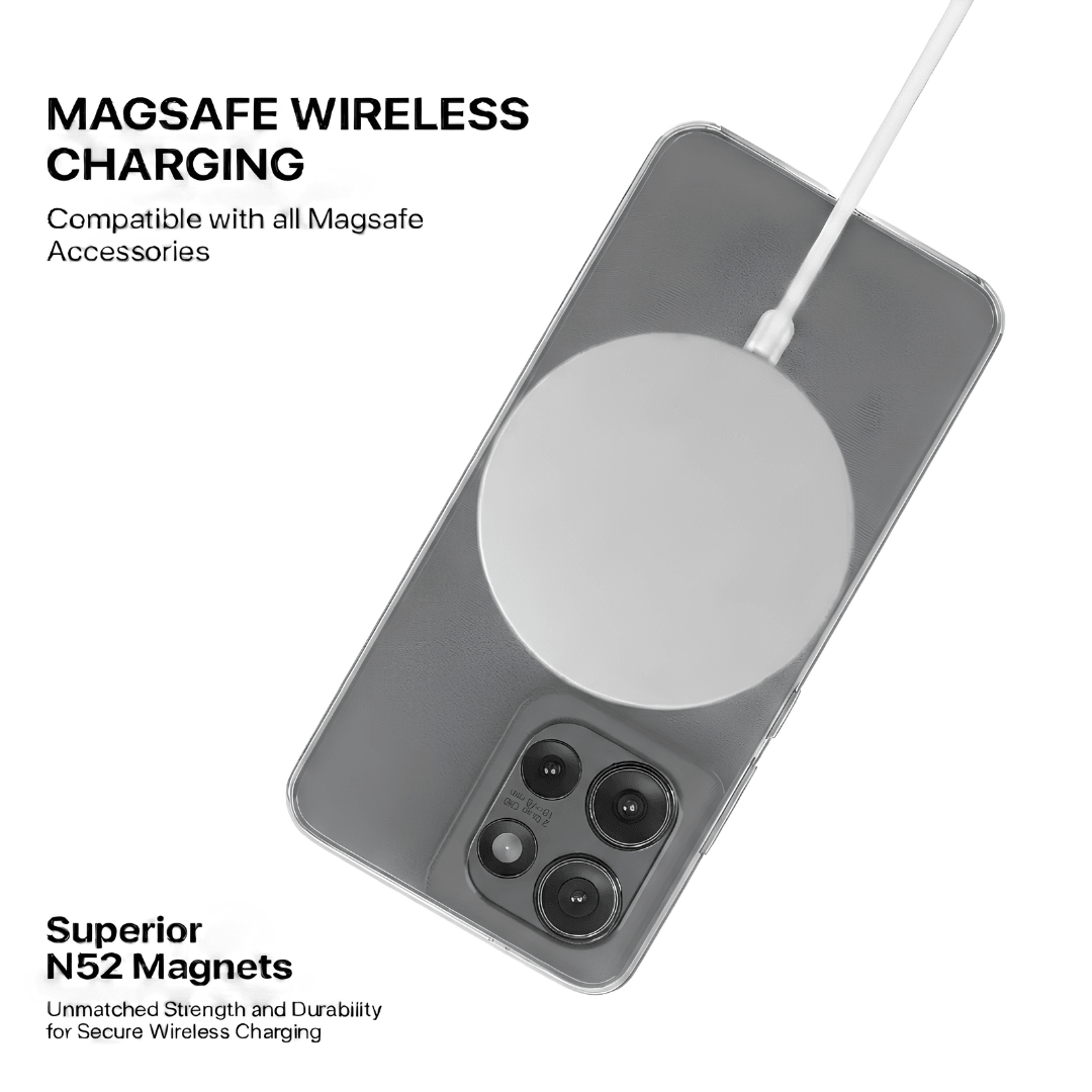 Anti Yellow Magsafe Clear Case - Motorola Edge 50