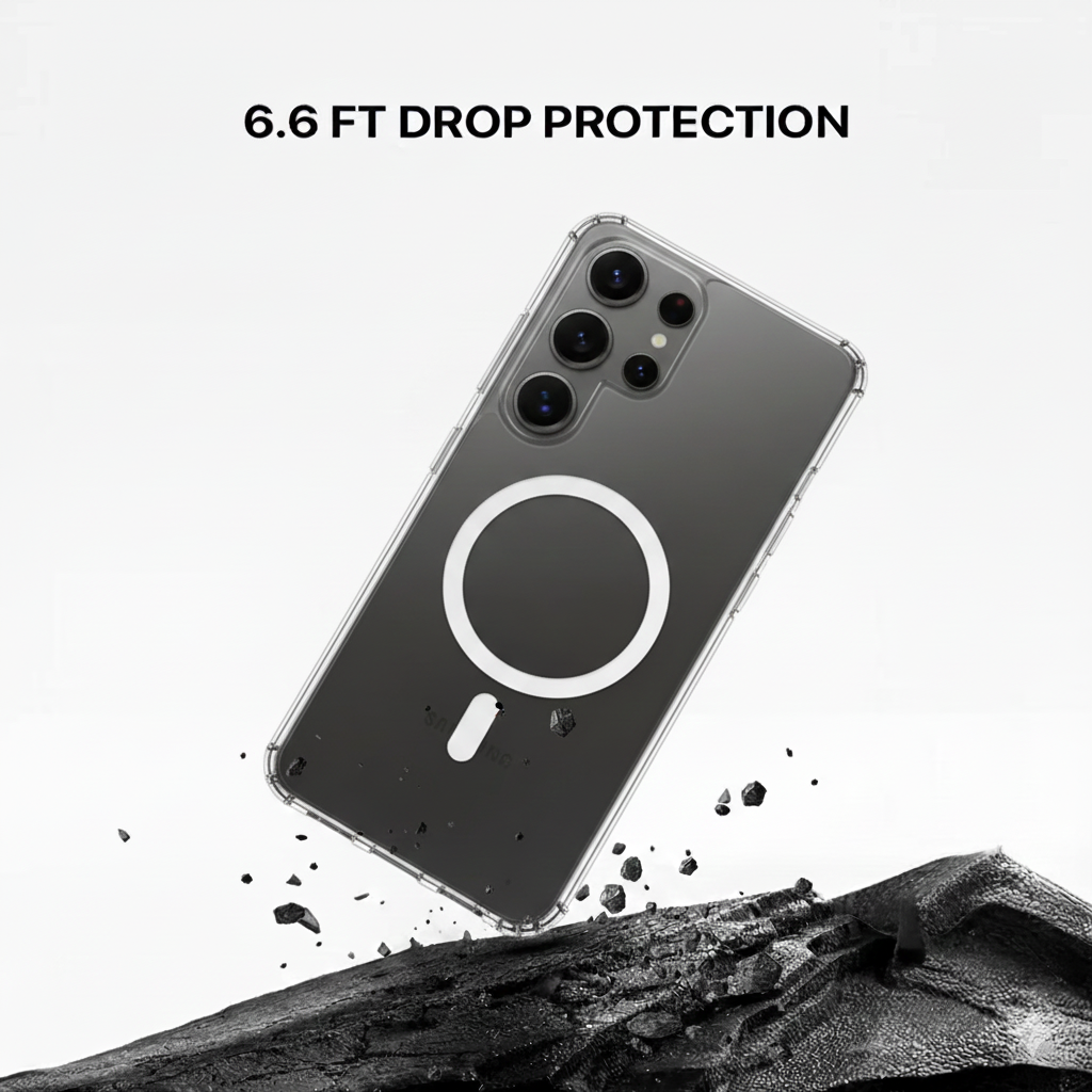 Anti Yellow Magsafe Clear Case Samsung - Galaxy S24 Ultra