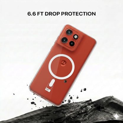 Anti Yellow Magsafe Clear Case - Motorola Edge 50 NEO