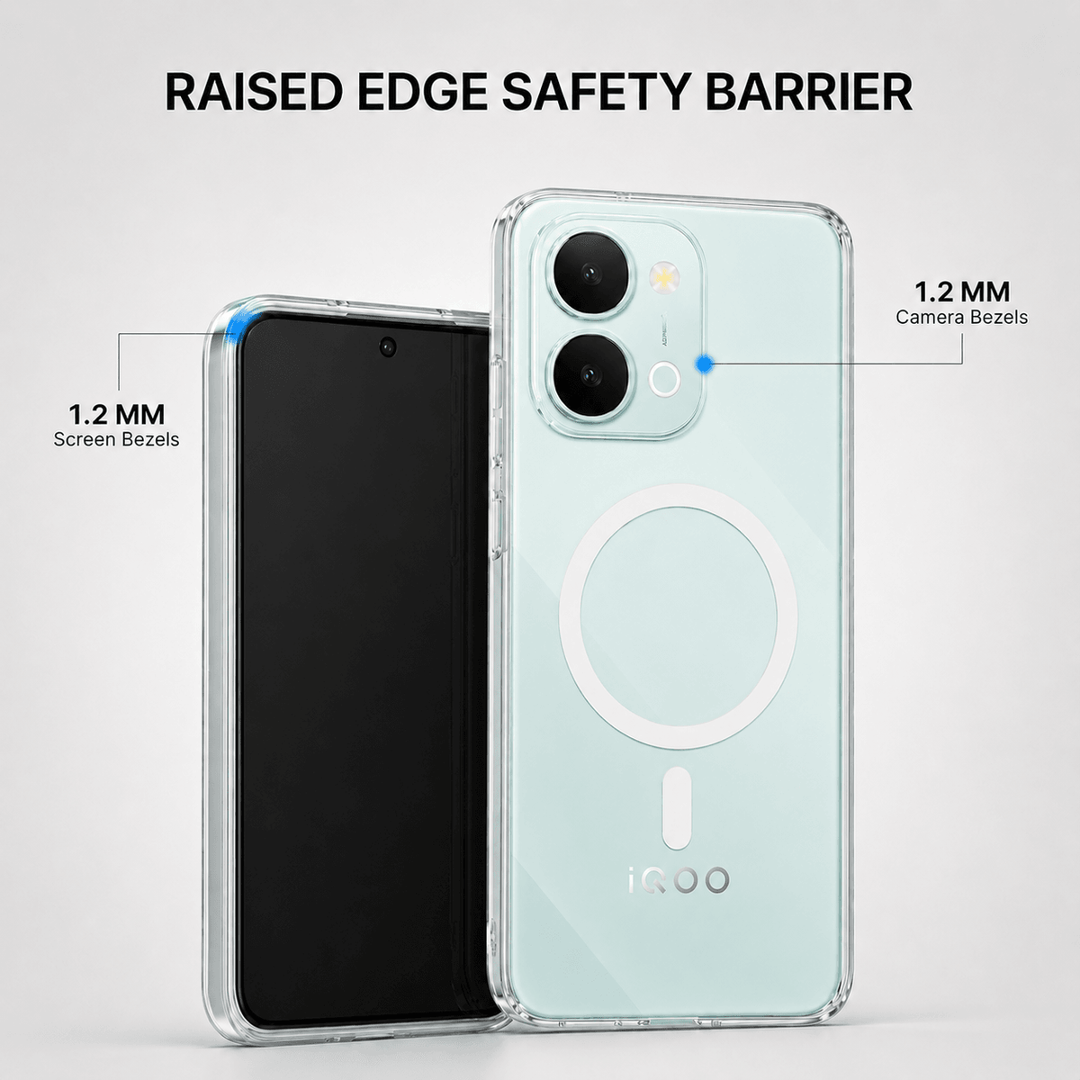 Anti Yellow Magsafe Clear Case - IQOO Z11X 5G