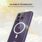 Anti Yellow Magsafe Clear Case - Motorola G67 POWER