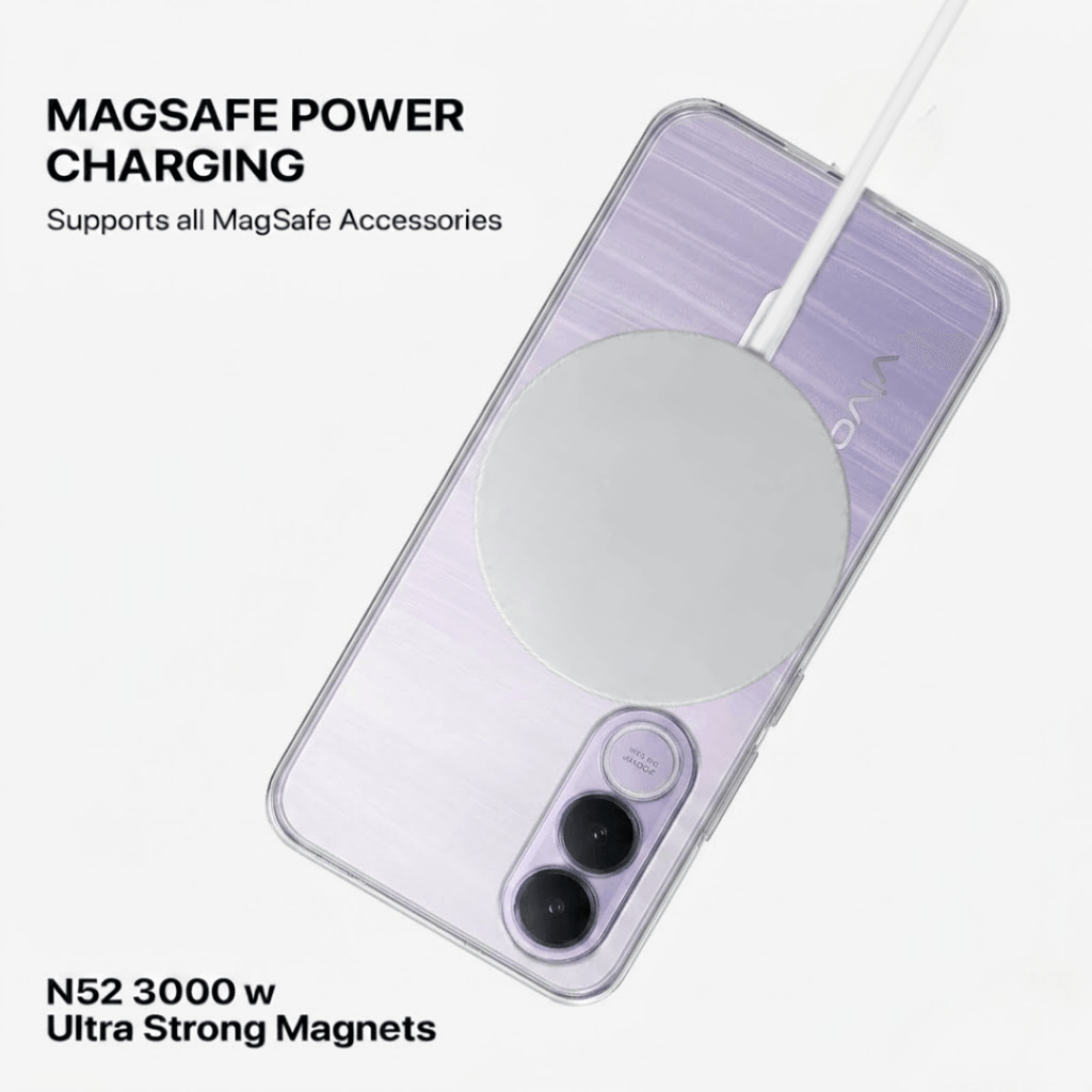 Anti Yellow Magsafe Clear Case - VIVO 70FE