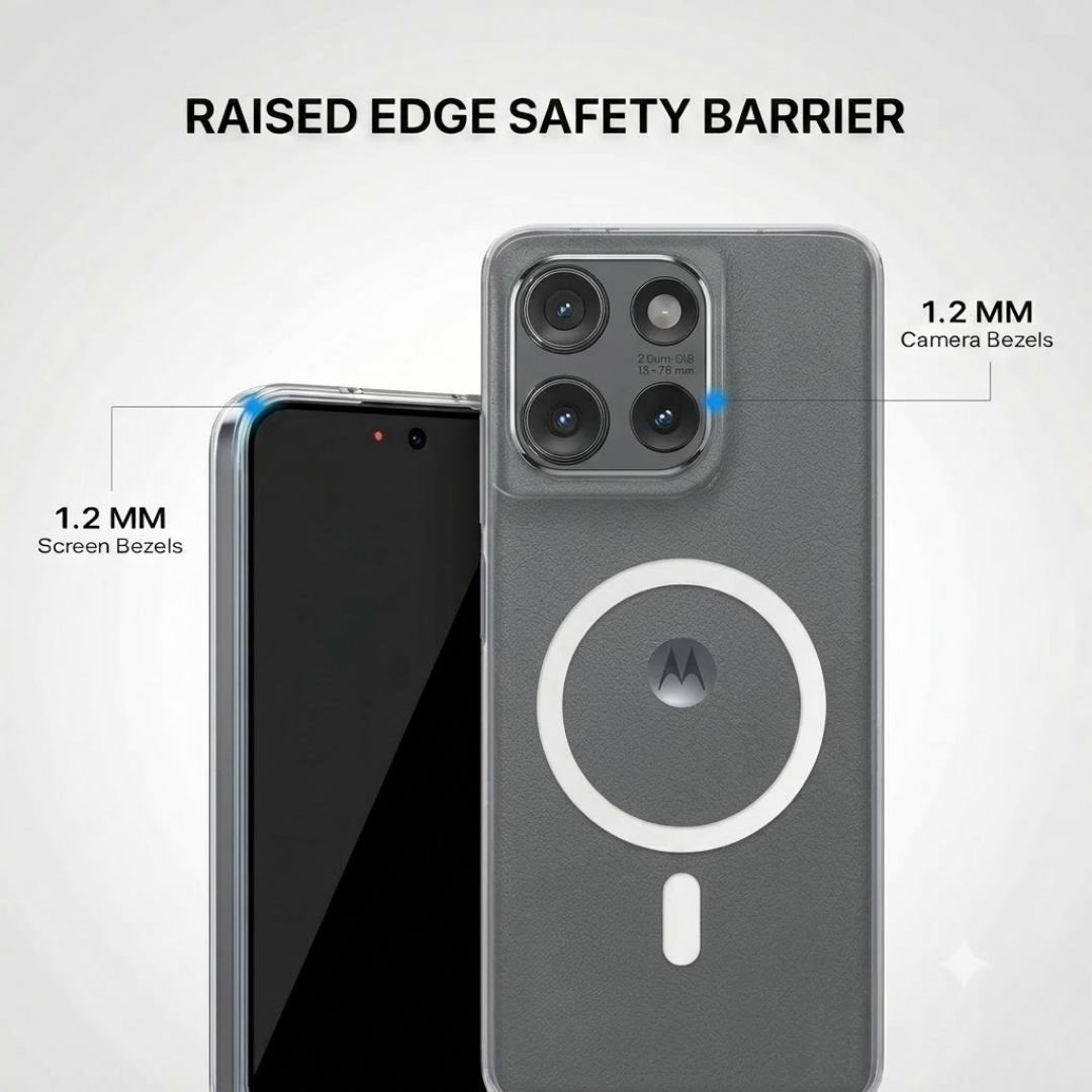 Anti Yellow Magsafe Clear Case - Motorola Edge 50
