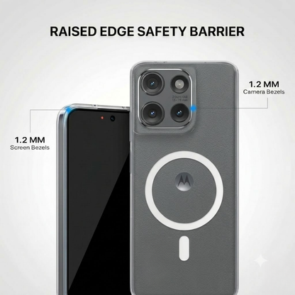 Anti Yellow Magsafe Clear Case - Motorola Edge 50