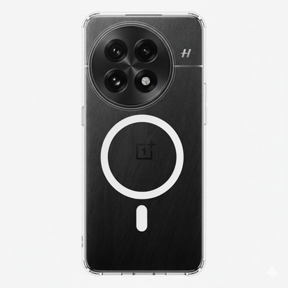 Anti Yellow Magsafe Clear Transparent Case - One Plus 13