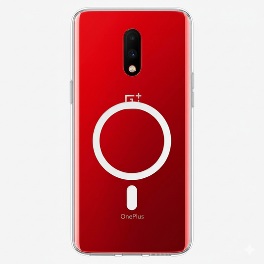 Anti Yellow Magsafe Clear Transparent Case - One Plus 7