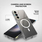 Anti Yellow Magsafe Clear Case Samsung - Galaxy S25 PLUS